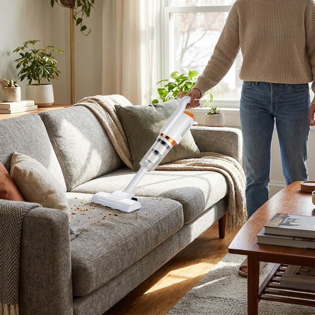 Portable Cordless Vacuum Cleaner lifestyle