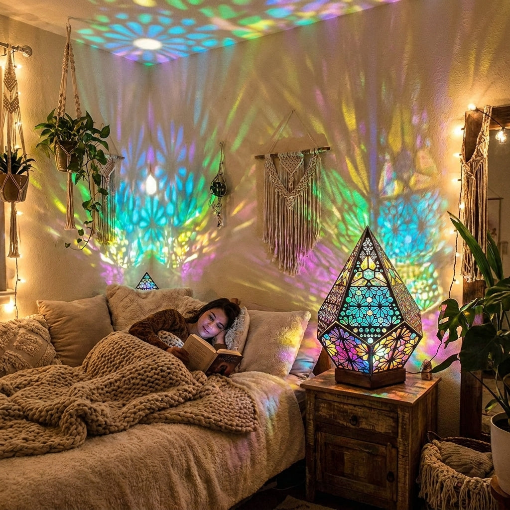 Bohemian Projection Lamp lifestyle