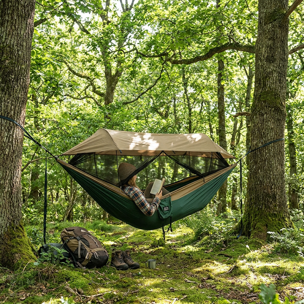 Two-Person Camping Hammock Tent