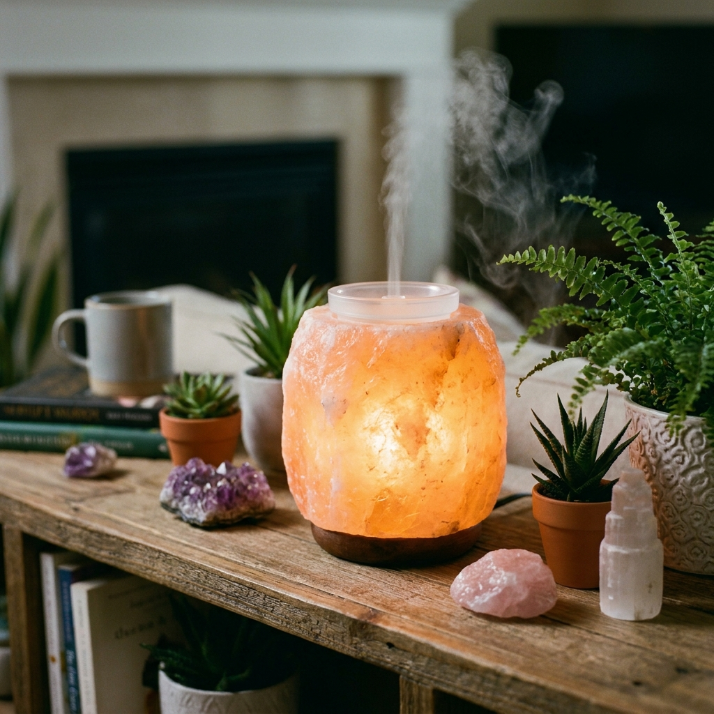 Himalayan Salt Lamp 3-in-1 Diffuser