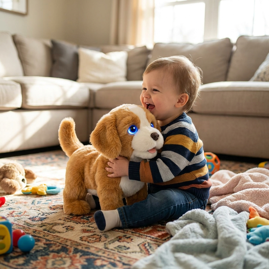 Interactive Plush Puppy Toy